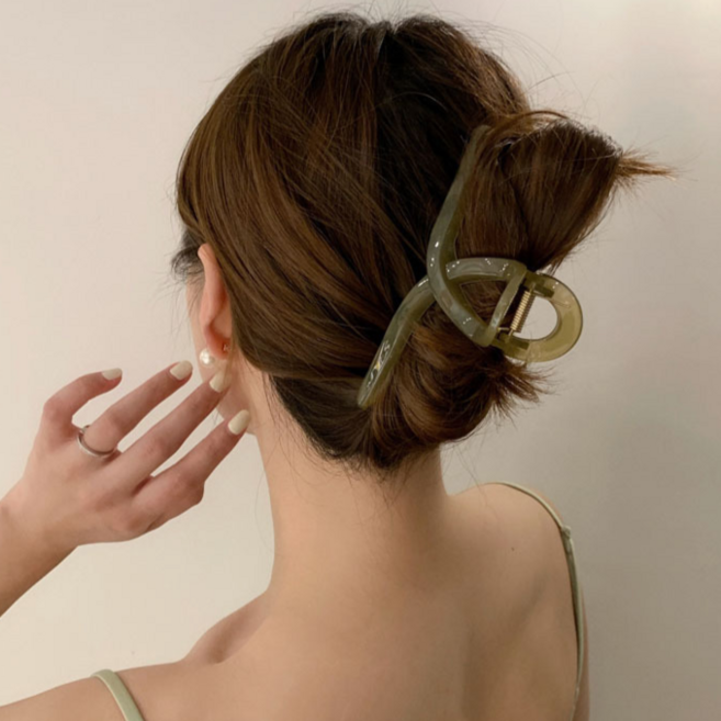 미다미 [2종세트]13cm빅사이즈 대형 컬리집게핀 (2type)