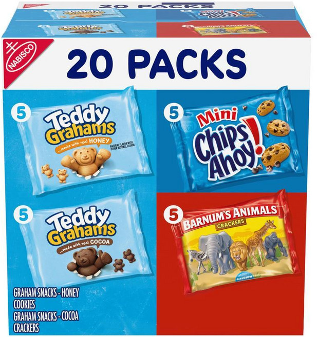 나비스코 칩스아호이 테디 그레이엄 버라이어티 팩 20개, 1개