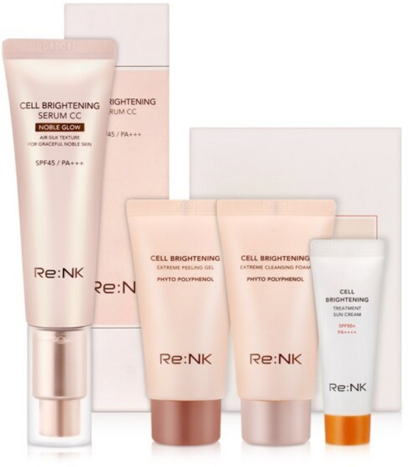 [리엔케이] 리엔케이 셀 브라이트닝 세럼 CC씨씨 35ml 클렌징 선 3종 (P003367456), 1개