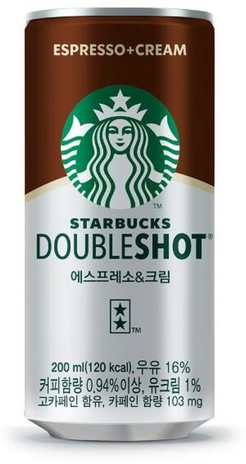 스타벅스 더블샷 에스프레소크림 200ml x 36개입, 36개