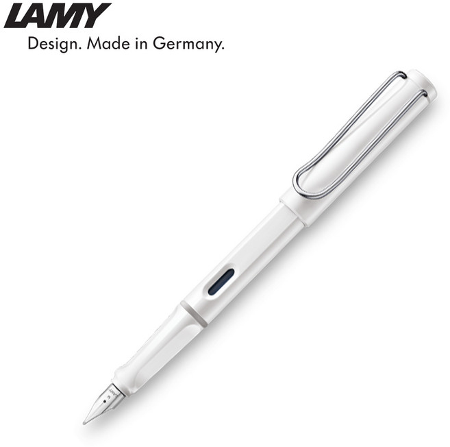 라미 사파리 만년필 V60케이스, 화이트, EF