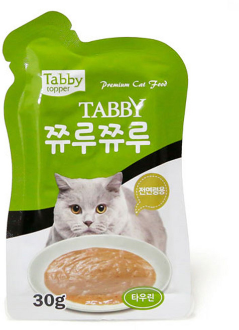 테비토퍼 쮸루쮸루 고양이 파우치 생선 30 g, 타우린, 30g, 48개