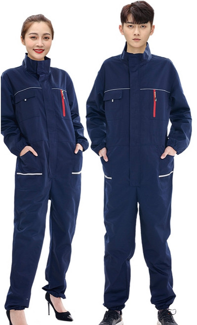 사계절 일체형 현장 스즈끼복 근무복 봄가을 배달 춘추, 1개, 미디엄 그레이 점프수트