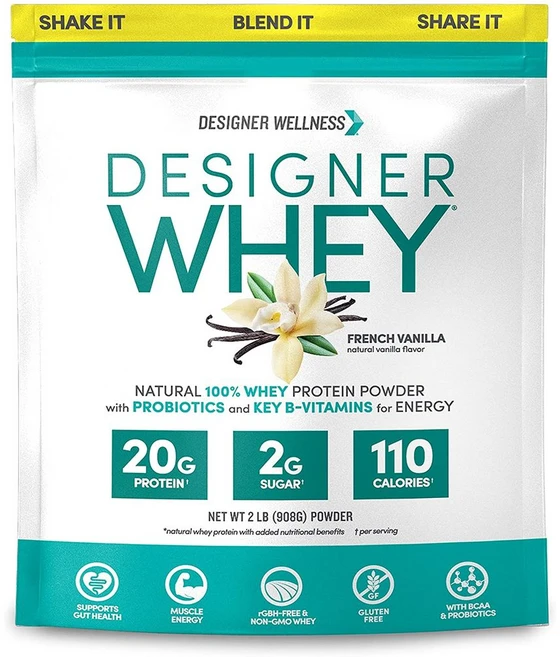 디자이너 웰니스 Wey Natural 유청 단백질 파우더, 1개, 908g - 쿠팡