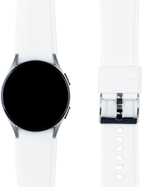 모할랩 갤럭시워치 실리콘 버클 스트랩 밴드 20mm, 화이트