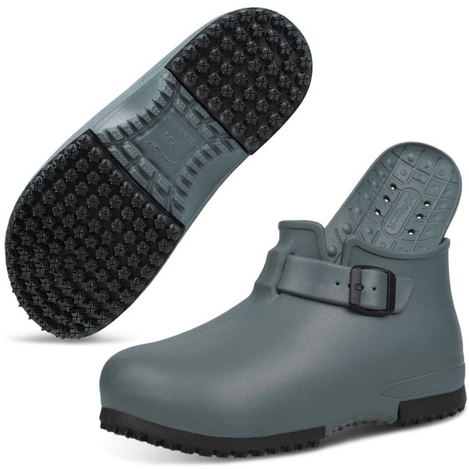 슈퍼카미트 남여공용 무중력 더블 쿠션 아치서포트 앵클 숏 레인부츠