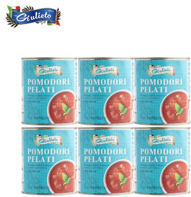 줄리에토 토마토홀 800g X 6개 마녀스프