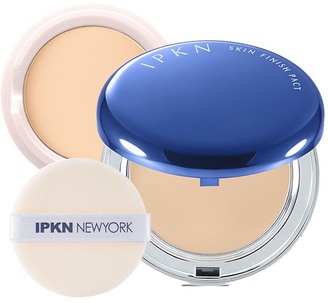입큰 스킨피니쉬 팩트 파우더 + 리필, 21호, 1개