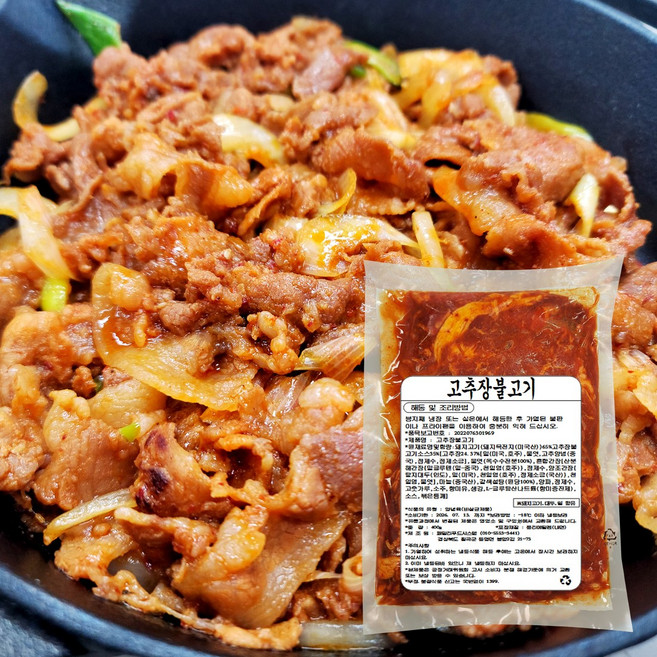 패밀리 고추장불고기 400g (냉동) 돼지불백 제육볶음 두루치기, 1개