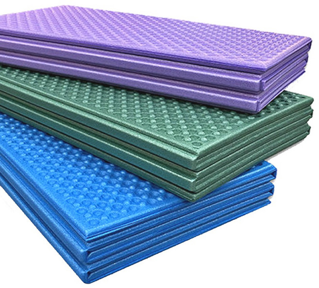 국산 두꺼운 양면 캠핑매트 200x140, 블루