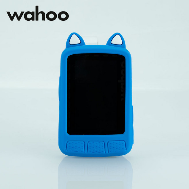 와후 엘리먼트 롬2 고양이캐릭터 케이스+액정보호필름포함, 1개, 블루