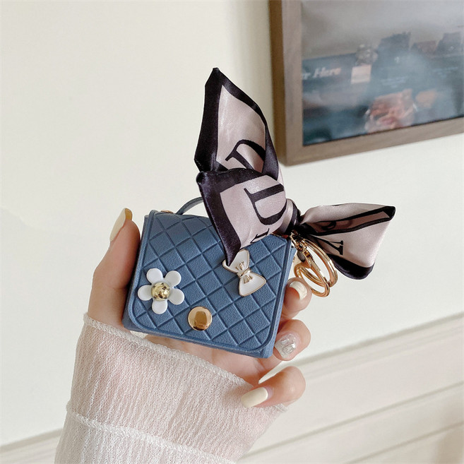 가방 자동차 열쇠 키링 미니백 키홀더, 1개, 블루