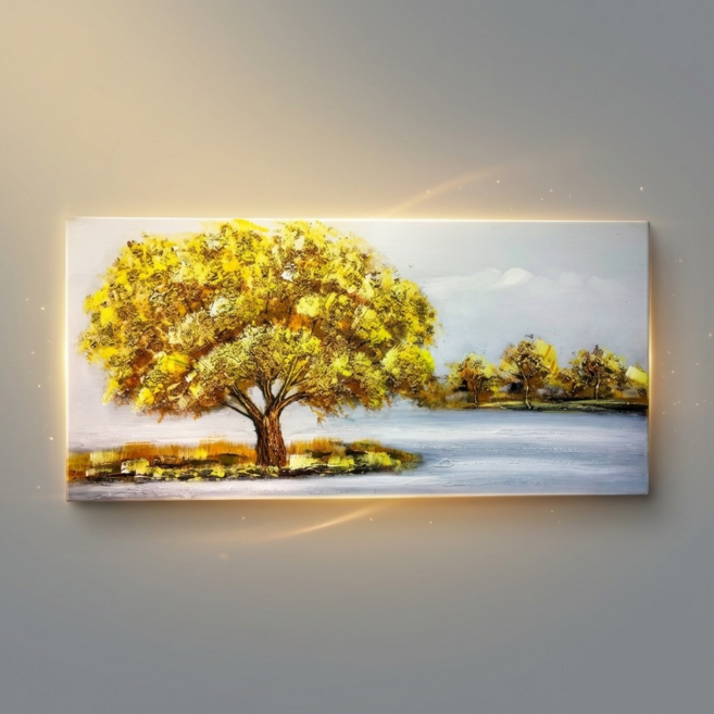금나무액자그림 풍수지리그림 개업선물 이사선물 인테리어액자