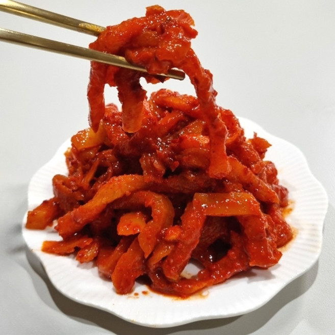 송림 매콤달콤 오독오독 보쌈무 보쌈 무김치, 1개, 2kg