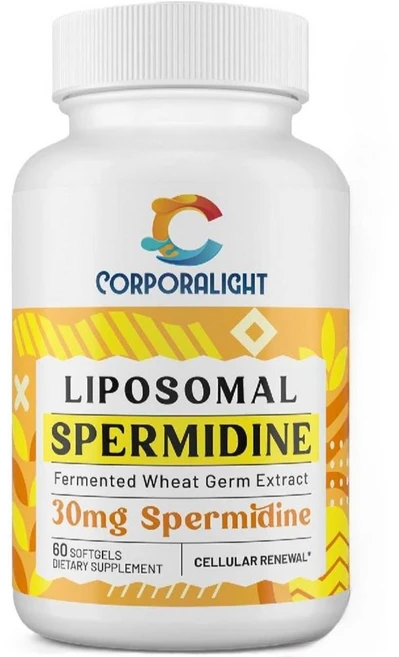 CORPORALIGHT 리포좀 스퍼미딘 스페르미딘 30ml 소프트겔, 3개, 60정 - 쿠팡