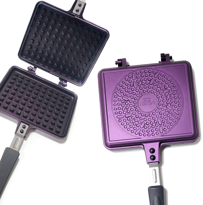 보넨 IH 듀얼 와플메이커 인덕션 와플팬 와플후라이팬 와플팬 디저트메이커 와플기계 누룽지 샌드위치