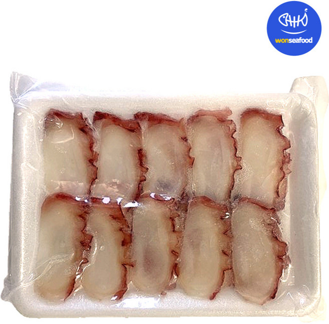 초밥용 초문어 5gX20미(100g) 문어초밥 필리핀 실속형 슬라이스 초밥재료 초회, 1개, 100g