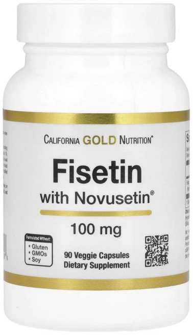 캘리포니아골드뉴트리션 Novusetin 함유 피세틴 100mg 베지캡슐 90정, 90개, 1개 - 쿠팡