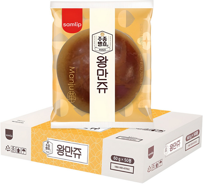 삼립 왕만쥬, 60g, 50개