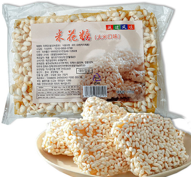 천천중국식품 연변수입 과줄, 1개, 210g