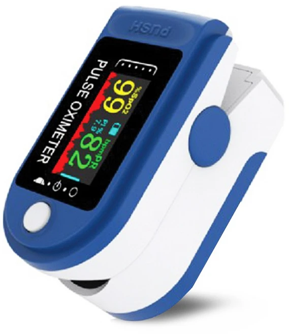 산소포화도 측정기 휴대용 맥박 산소농도 측정, 보급형 산소포화도측정기, 1개입, 1개 - 쿠팡