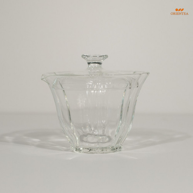 투명 플라워 순유리 화연 꽃무늬 청아한 글래스 개완, 1개, 단일