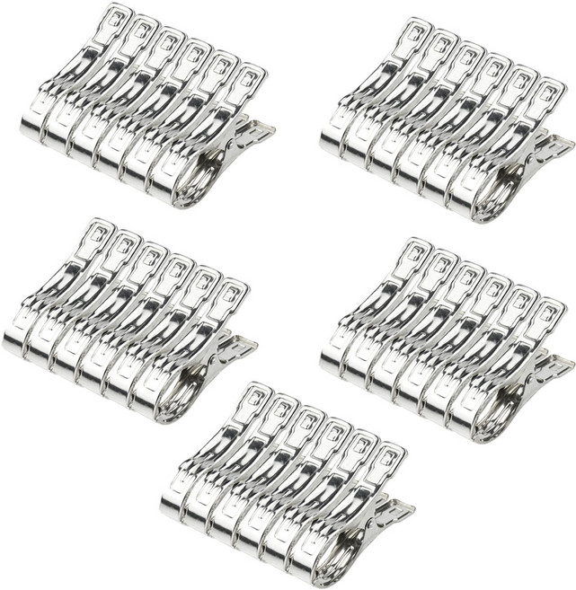 드림시오 스텐 대형 양말 빨래집게 스테인리스 다용도 집게, 중형 30개