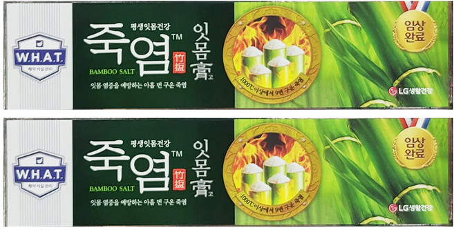 죽염 잇몸고 치약, 120g, 2개