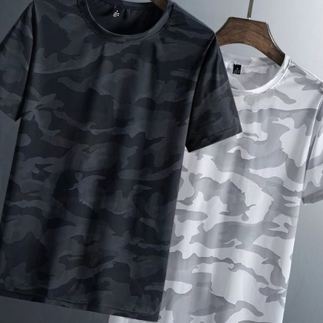 반팔티 남성 밀리터리 냉감 여름 아이스 쿨링 카모