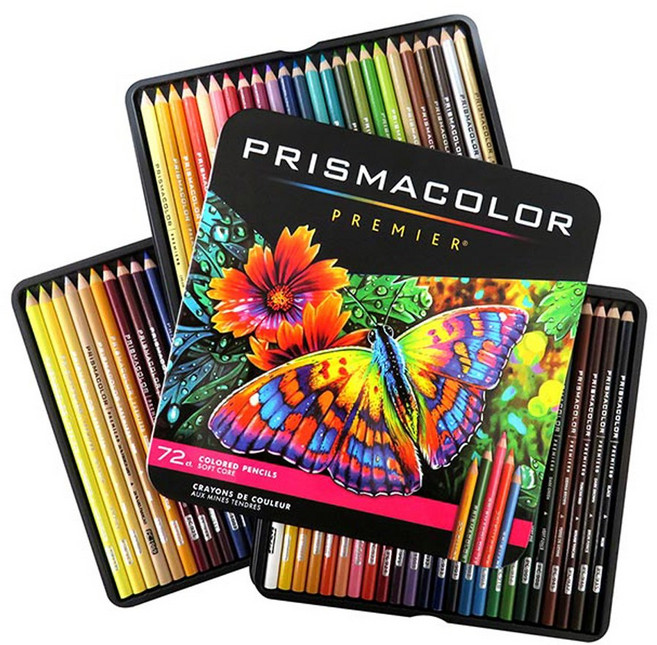 프리즈마칼라 프리즈마 색연필 세트 유성 72색 (SF03599), 상세 설명 참조, 선택:72색(SF03599), 단품