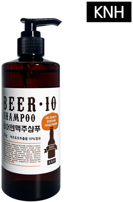KNH 맥주효모 비어텐 샴푸, 300g, 1개