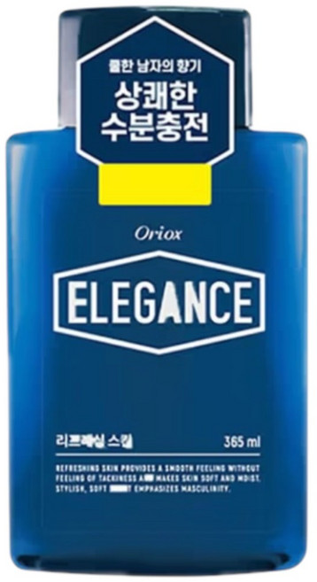 오릭스 엘레강스 리프레싱 남성용 스킨, 4개, 365ml