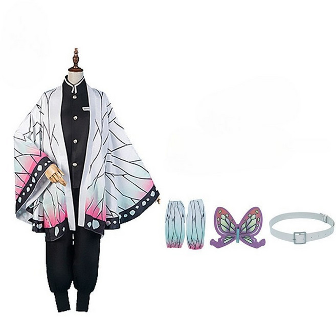 귀멸의 칼날 복장 세트 아동용 코스프레 의상세트 탄지로 네즈코 애니메이션 코스어