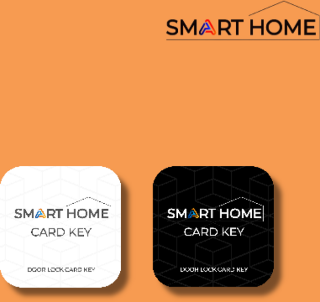 RFID태그 NFC스티커 도어락 카드키, 스마트 카드키 (화이트), 1개