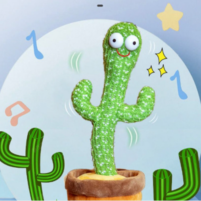 영아스토아 말따라하고 기타치는 따라쟁이 선인장인형, 1개