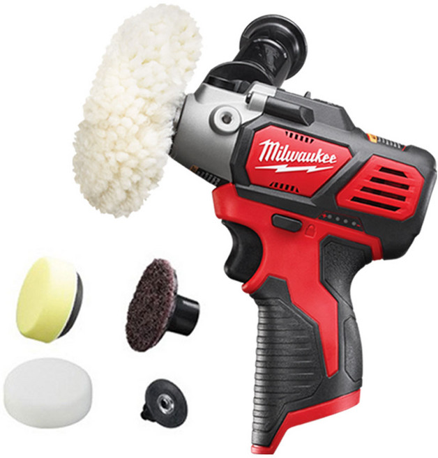 밀워키 M12 BPS-0 충전 폴리셔 무선 광택기 베어툴, 1개