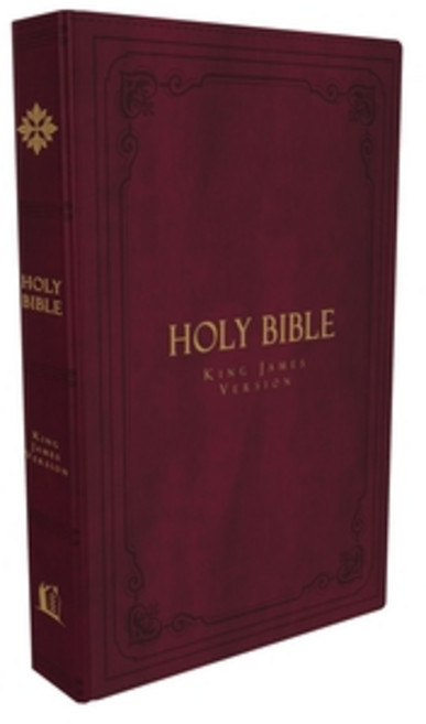 Kjv Thinline Large Print Bible Vintage Series Leathersoft Burgundy Red Letter Comfort Print: H... Imitation Leather, Thomas Nelson, English, 9780785241911