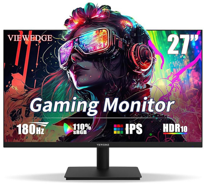 27인치 180Hz(144Hz/165Hz 지원) 1ms 110% sRGB(HDR 10 | 1080p IPS, 1080p 180Hz