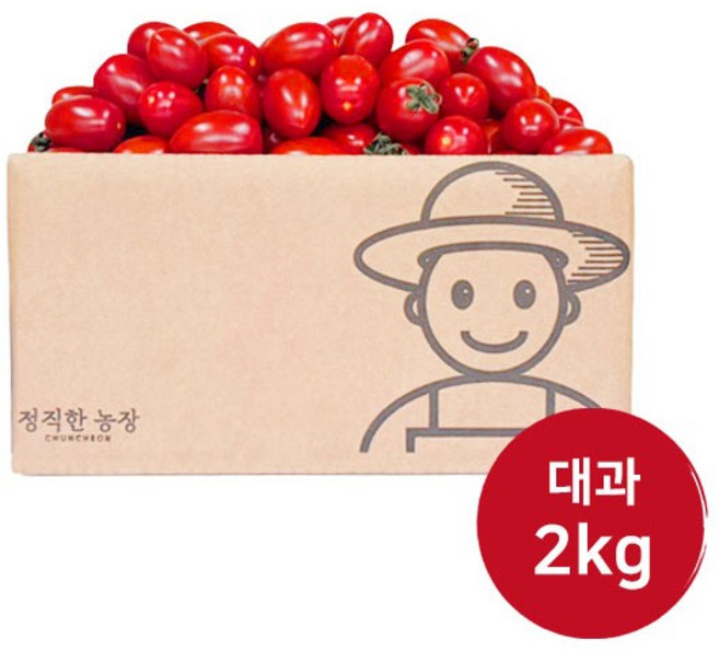 정직한농장 당일수확 산지직송 대추방울토마토, 1박스, (대과/1-2번) 2kg