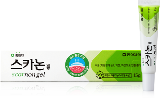 [실리콘 흉터치료제] 동아 스카논겔 15g, 3개