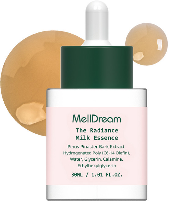 연세생활건강 멜드림 윤기 앰플 4중 윤광 20가지 무첨가 밀크 피부 에센스, 1개, 30ml