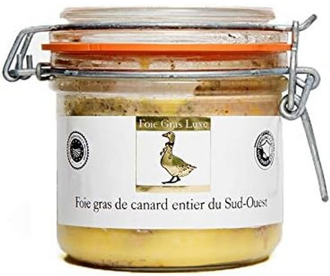 수제 반조리 오리 푸아그라 100% 프랑스산 420g, 1개