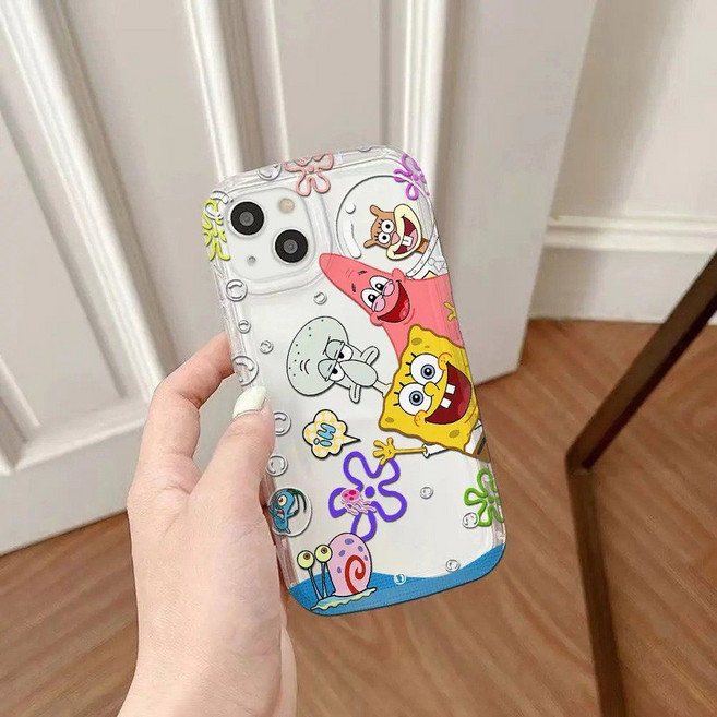 스폰지밥 뚱이 다람이 핑핑이 징징이 폰 휴대폰 케이스 갤럭시 S 10 20 21 22 23 24 25 FE 울트라 플러스