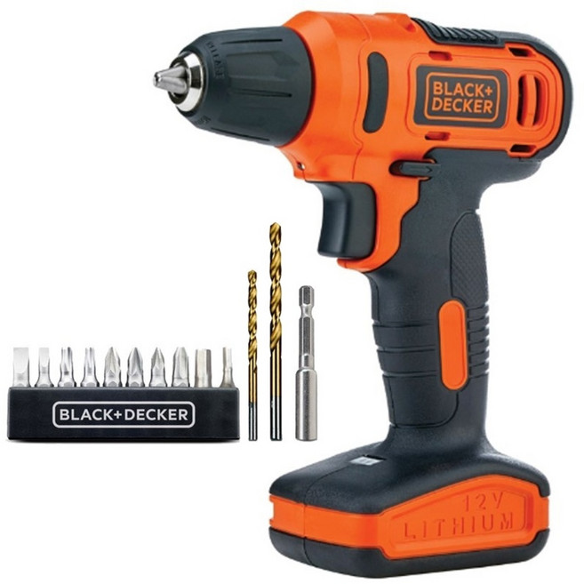 블랙앤데커 충전 전동드릴 LD12SP, 1개