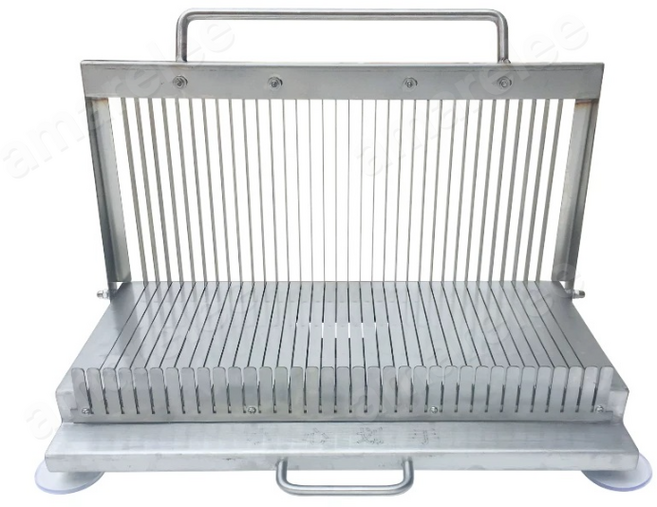 amarelee 소세지 절단기 소시지 햄 스팸 두부 슬라이서 써는 기계 족발 야채 바나나 절단 스테인리스 가정용 업소용, 스텐, 1개, 스텐, 두께 5mm