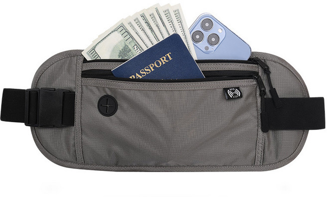 젤리펀트 여행용 RFID해킹 개인정보 차단 소매치기방지 안전복대 전대