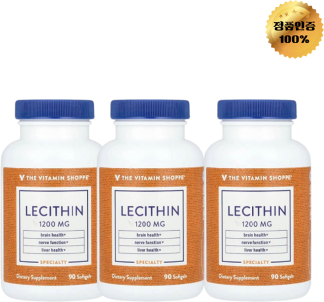 2+1 더비타민샵 레시틴 1 200mg 소프트젤 90정, 3개
