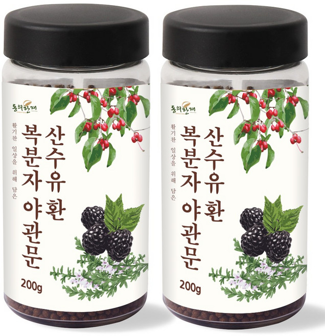 동의한재 복분자 야관문 산수유환, 200g, 2개