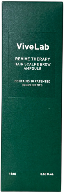 바이브랩 리바이브 테라피 헤어 스칼프 앤 브로우 앰플, 15ml, 1개