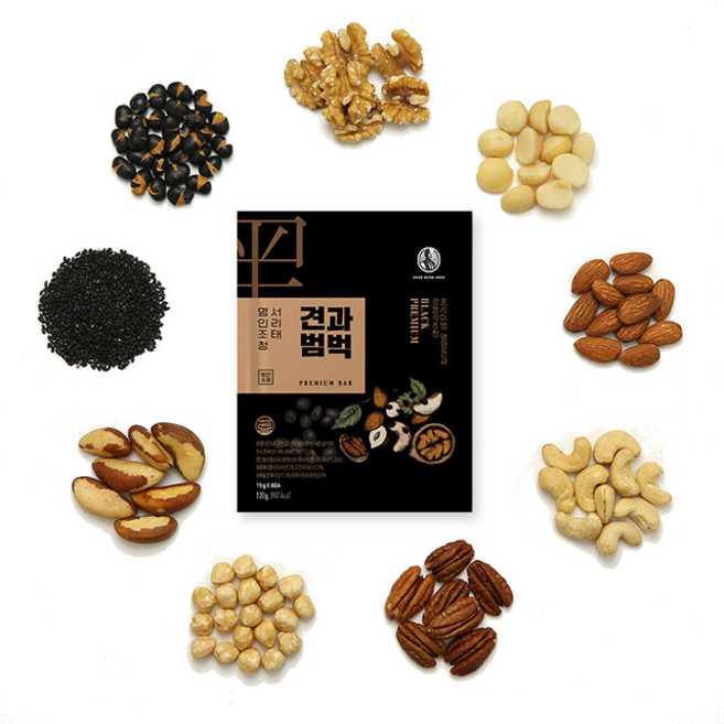 [식품(기타)][강봉석조청] 명인조청 서리태 견과범벅 120g(15g x 8개) x 10개, 옵션선택, 적용